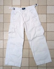 Polo Ralph Lauren Kids White Cargo Pants Size 8 NICE