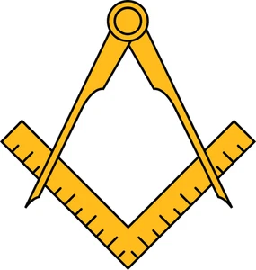 Freemason Freemasonary Self Adhesive Vinyl Sticker