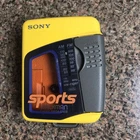 Sony Sports Walkman Mega Bass FM/AM Cassette Player WM-FS397 VTG CLEAN!!! Tested