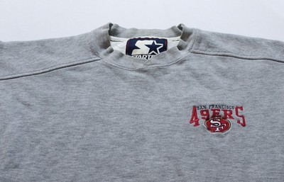 San Francisco 49ers Mens Starter Embroidered Crewneck Sweatshirt