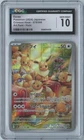 2024 Pokémon CGC 10 Eevee Art Rare Holo 078/066 Crimson Haze Card JPN CGC 10 HS