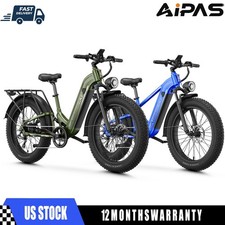 26" Fat Tire Electric Bikes for Adults 1800W 36MPH 85Mile Mountain offroad Ebike