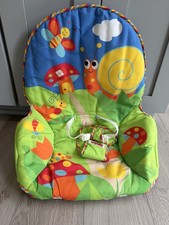 Fisher-Price Infant Baby Bouncer Vibrating Chair Green Forest - FABRIC ONLY