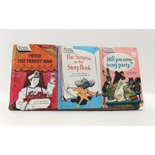 Set of 3 Vintage Easy Reader Children's Books
