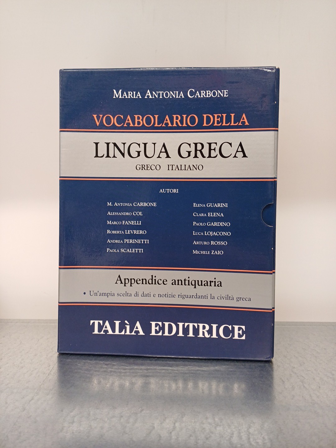 Vocabolario della lingua greca. Greco-Italiano
