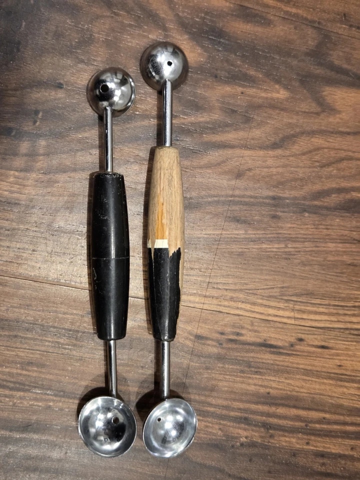 2 bailarinas de melón vintage ECKO de doble extremo EKCO hechas en EE. UU. MCM Foto 2 de 4