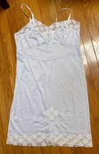 Vintage Aristocraft Superior Slip Dress Lingerie Lilac Nylon Made In USA sz 38