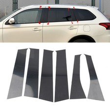 Pillar Post Door Window Cover Trim Kit For Mitsubishi Outlander 2013-2021 Pillar Post Door Window Cover Trim Kit For Mitsubishi Outlander 2013-2021
