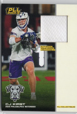 2025 PREMIER LACROSSE LEAGUE PLL CJ Kirst Relic / Patch card
