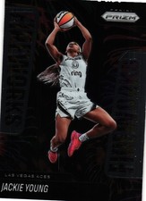 2025 Panini Prizm WNBA #4 Jackie Young Fireworks