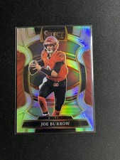 2025 Panini Select Football Joe Burrow Silver Prizm Card