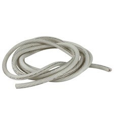 XW0WH5 5 ft. White 1/0-Gauge True Spec 100 OFC EnvyFlex Power/Ground Wire