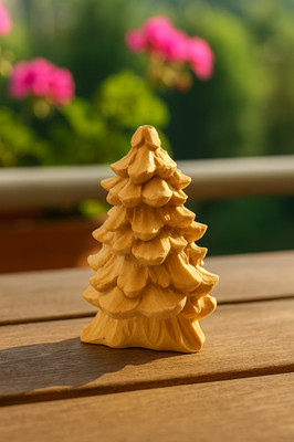 Smoking fir natural 10.5 cm   RATAGS handmade Erzgebirge wood smoking figure
