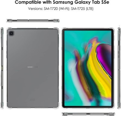 Case for Samsung Galaxy Tab S5e 10.5 2019, Clear Soft TPU Slim