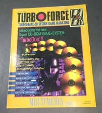Grea tcondition 1992 TurboForce Vol 1 Strategy for 5 TurboDuo pack-in games Rare