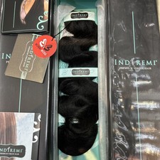 Bobbi Boss Indi Remi Human Hair 18 Inches Italian Wave Color 1B Natural Black