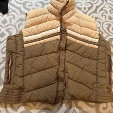 Vintage Puffer Ski Vest Brown
