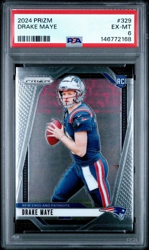 2024 Panini Prizm - Rookies Drake Maye #329 (RC)