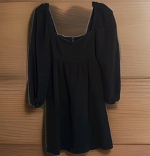 J. Crew Square Neck Mini Dress Whimsigoth Cottagecore Milkmaid Blousen Cotton S