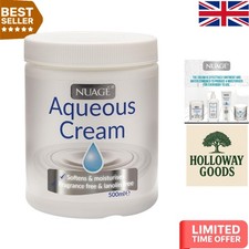 Hydrating Aqueous Cream 500ml – Ideal Fragrance-Free Moisturiser for Lip & Skin