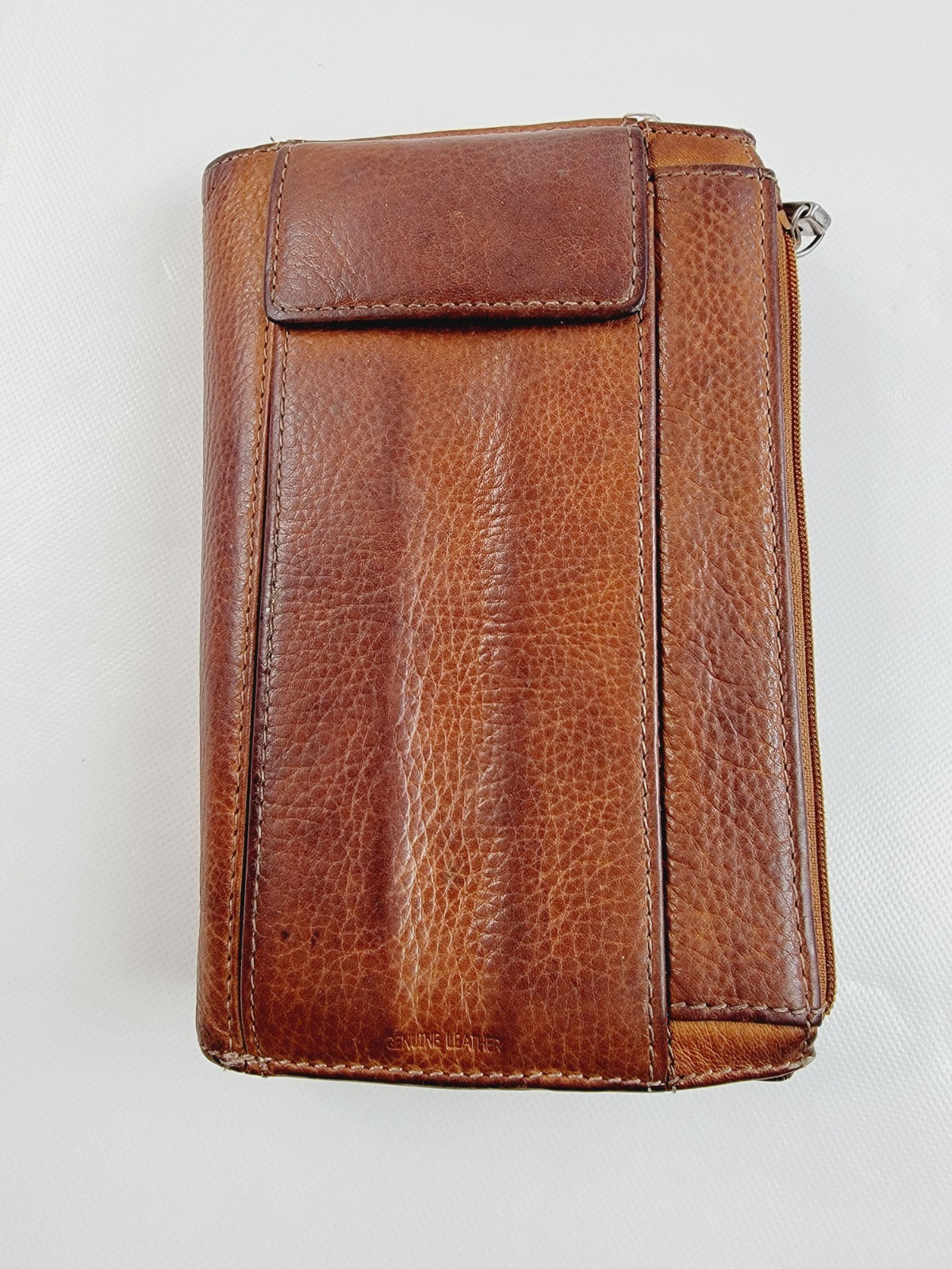 FOSSIL Maddox Brown Multi-Function Checkbook Cred… - image 11