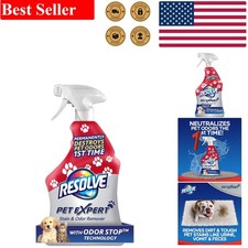22 Oz Pet Odor Eliminator  Stain Cleaner - Safe for Carpets  Upholstery
