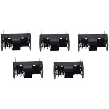 5x1/2AA 14250 Battery Storage Clip Box Case Holder 3.6V With PCB Pin Solder4522