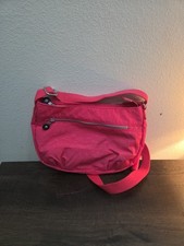 Kipling Syro Nylon Crossbody Handbag Pink 