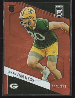 Lukas Van Ness 2023 Donruss Elite #162 Orange /399 Green Bay Packers