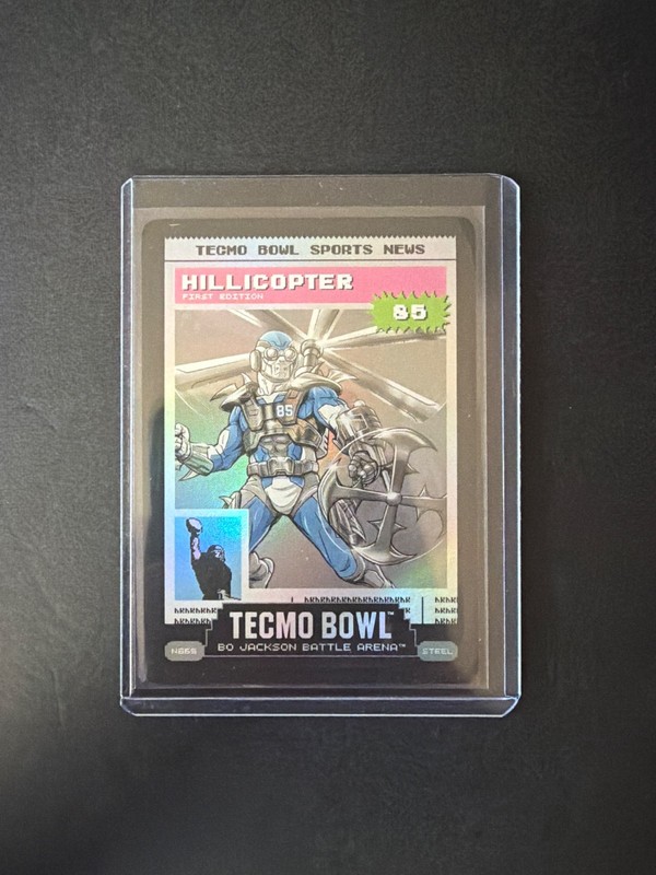 Hillicopter Tecmo Bowl Bo Jackson Battle Arena News 85 Power Steel N665 2026