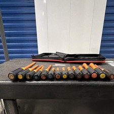 Klein tools  Insulated 14-Piece Driver Set Orange/Black Zip Case