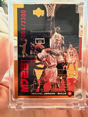 1998-99 Upper Deck Quantum Michael Jordan MVP3 #64/2300 Bulls HOF 🐐