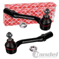 2X febi Spurstangenkopf Links+Rechts Passend FüR CitroËN C3 Peugeot 1007