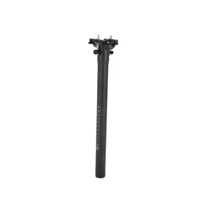 Tige De Selle De Vélo Légère En Fibre De Carbone Noir Mat 1 Pièce 27,2X350Mm - Photo 1/4