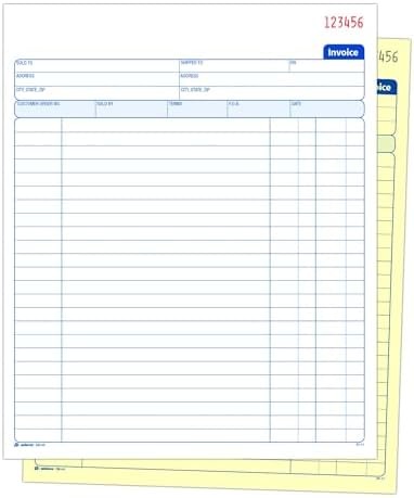 Invoice Book Two Part Carbonless 50 Sets
