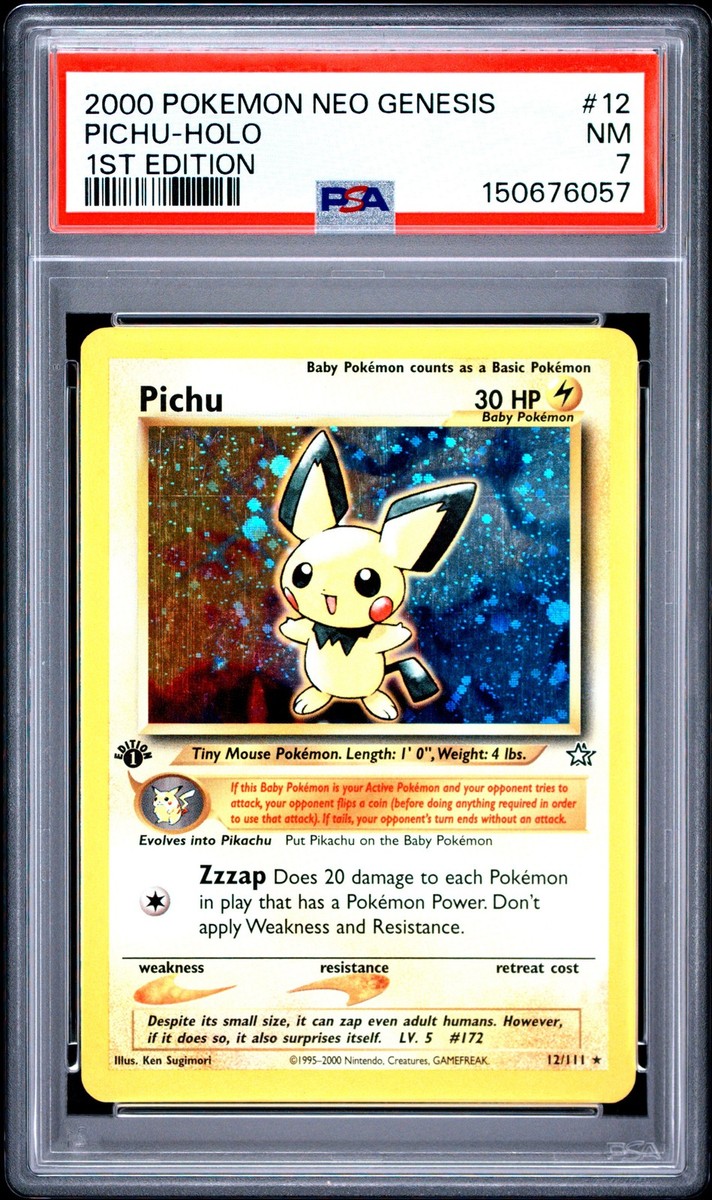 Pichu 12/111 Neo Genesis Holo for sale online | eBay UK
