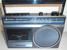 VINTAGE HITACHI TRK-510E FM/MW RADIO CASSETTE RECORDER SPARES/REPAIR