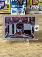 2023 Panini Spectra Football Tyree Wilson RC Rising Rookie Neon Pink /15 Raiders