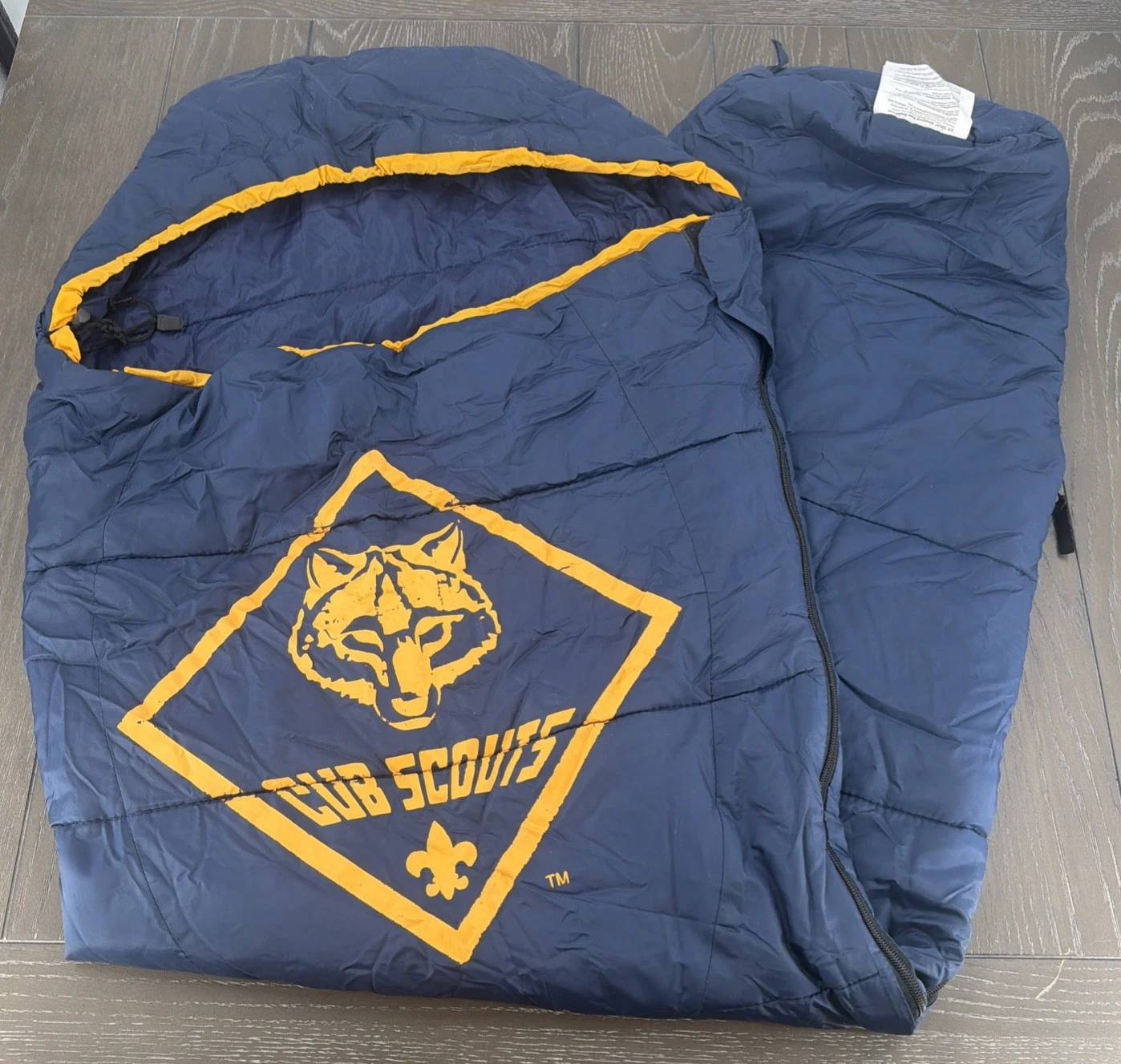 BSA Cub Scout Sleeping Bag, 612668, 66” X 26”