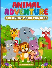 Animal Adventure Coloring Book for Kids