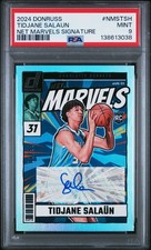2024 PANINI DONRUSS NET MARVELS SIGNATURES TIDJANE SALAUN ROOKIE AUTO 2/99 PSA 9