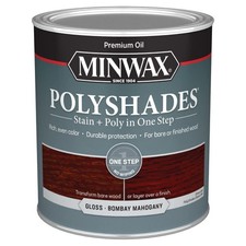 Minwax PolyShades Wood Stain  32 Fl Oz Pack of 1 , Bombay Mahogany