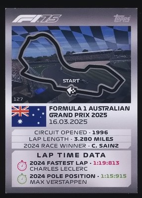 Topps F1 - Formula 1 - Formel 1 - Turbo Attax 2025 - Card No. 127