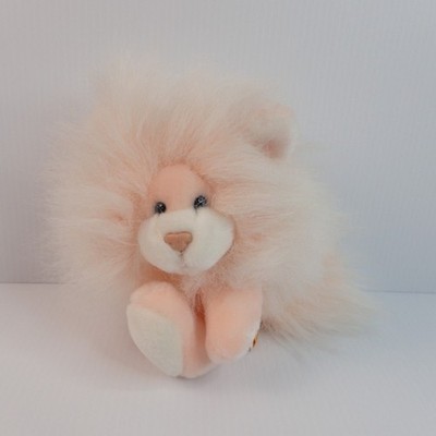 Vintage 24K Gina Lion Cat Pink 1991 Soft Plush 6.5'' 5360 Polar Puff Mighty Star