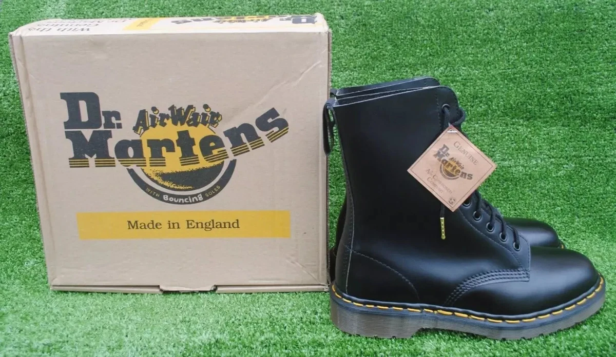 ??Dr. Martens 1490 Yamamoto Moon Fabric Herringbone Vintage Smooth NEW UK 8 Dr Martens Boots 1490 In Men main image 3