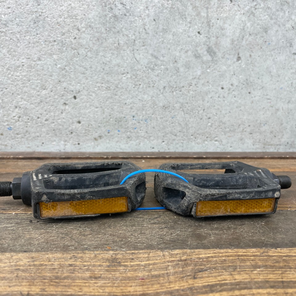 Haro Fusion Pedals 1/2” Old School BMX OPC 1PC Freestyle Black OG 1990s ...