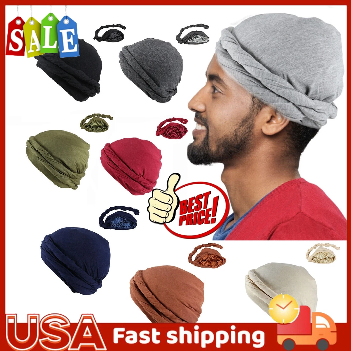 2021 Fashion Red Black Blue Designer Durags Du Rag Men Vendor Many