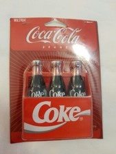 Coca-Cola 2005 Six Pack Refrigerator Magnet Note Holder Brand New