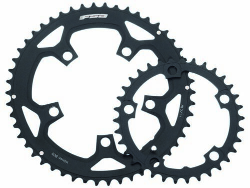 Plateau Route 5 Branches SPECIALITES TA, Diam.110-130, Pour Pédalier LOOK ZED, Noir Alu