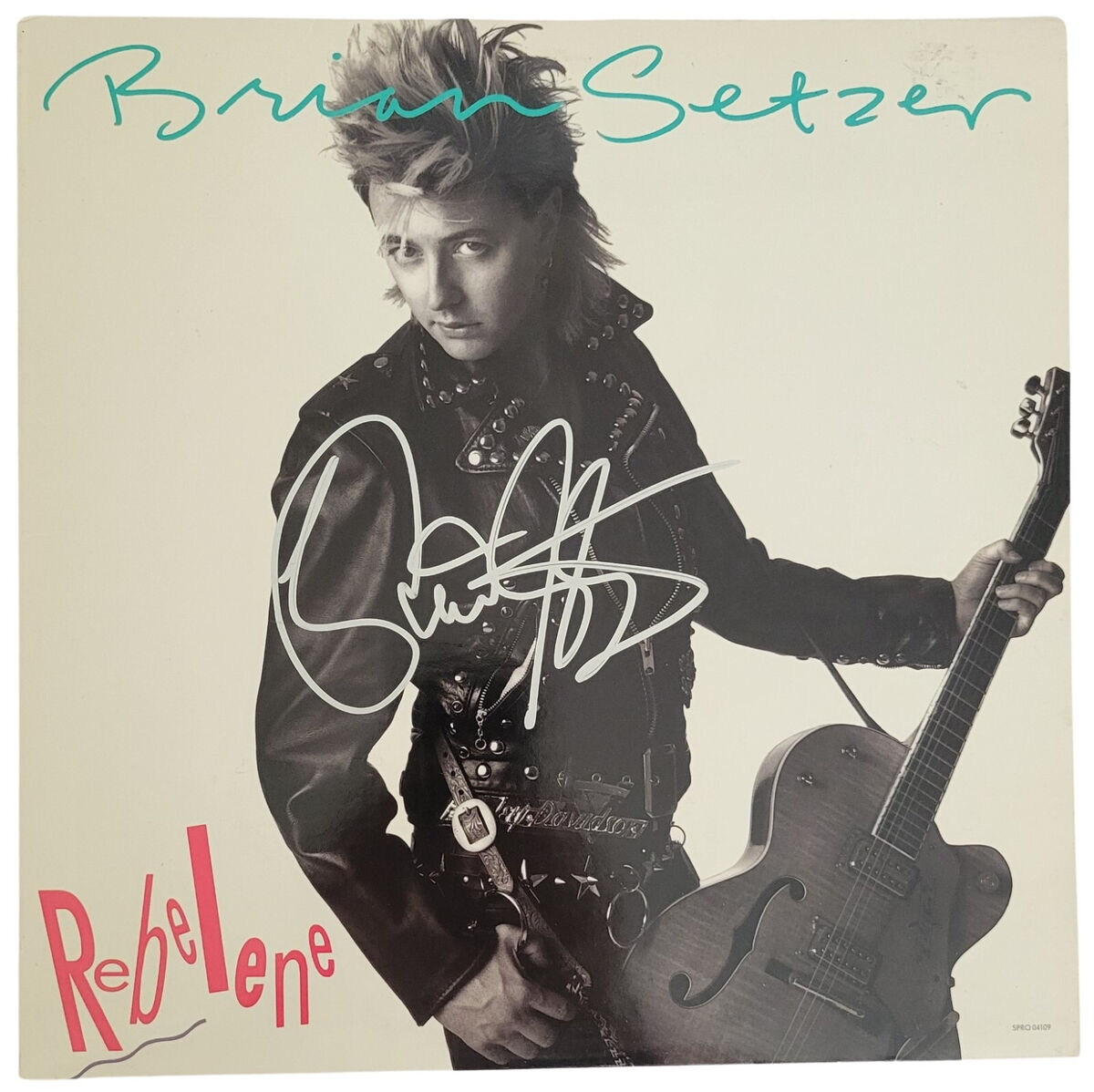 Brian Setzer Signed Rebelene Album Proof COA Autographed Vinyl Record Stray Cats Brian Setzer Signed Rebelene Album Proof COA Autographed Vinyl Record Stray Cats